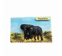 Namibia 3D Elephants Refrigerator Magnet Resin Travel Souvenirs,Handmade Home & Kitchen Decoration Namibia Fridge Magnet Collection Gift