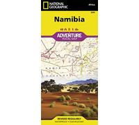 Namibia Adventure Map by National Geographic - Waterproof Travel Map Featuring Etosha, Sossusvlei, Windhoek, Skeleton Coast & National Parks: Travel ... Map (National Geographic Adventure Map)