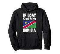 Namibia Flag Design | If lost send me to Namibia Pullover Hoodie