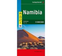 Namibia, road map 1:1,000,000, freytag & berndt: Wegenkaart Schaal 1 : 1.000.000 (F&B Wegenkaarten)