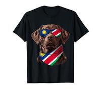 Namibian Flag Labrador Mom Dog Dad Heritage Namibia T-Shirt