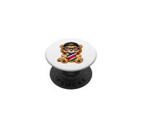 Namibian Flag Lion Heart Heritage Outfit for Namibia PopSockets Adhesive PopGrip