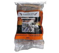 Namibian Hardwood Firewood Braaiwood 12 KG - Long-Burning Firewood for BBQ, Braai, Fireplaces, Wood Burners & Pizza Ovens | Premium African Logs