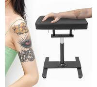 Namiose Tattoo Armrest Professional Tattoo Armrest Stand Foldable Adjustable Height Leg Rest Stand Heavy Duty Sponge Pad Arm Leg Rest Stand for Tattoos Beauty Salons Tattoo Shops