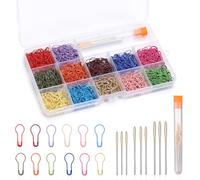 Namner 600 Pcs Crochet Stitch Markers for Knitting and Crocheting