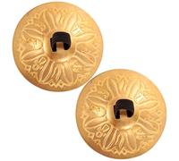 NAMOARLY 1 Pair of Copper Finger Cymbals Lightweight Exquisitely Crafted Comfortable to Hold and Easy to Clean for Belly Dance Performance for Dance and Entertainment