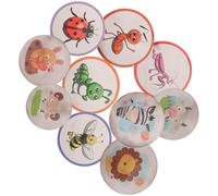 NAMOARLY 10 Sheets Cartoon Potty Training Stickers for Boys Toilet Targets Color Changing Heat-Sensitive Decals Reusable Training Aid with Animal Patterns Easy to Use Safe Material