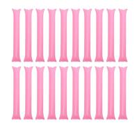 NAMOARLY 100PCS Inflatable Thunder Sticks Cheer Up Sticks for Sports Events Reusable Noise Makers for Football Games Concerts School Matches Family Friendly Pink