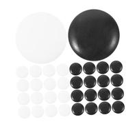 NAMOARLY 100pcs Standard Small Go Chess Pieces Resin Material Black and White for Home School Educational Board Game Family Party Travel