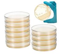 NAMOARLY 10pcs 7cm Agar Petri Dishes Agar for Science Projects Lab Experiments and Tissue Culture Pre Poured for Easy Use