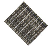NAMOARLY 10pcs Black with Gold Digit Price Labels Number Price Tags for Retail Store Commodity Boards Shopping Mall Advertising Display Signs for Supermarket Pricing