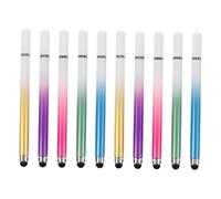 NAMOARLY 10pcs Dual-ended Phone Stylus Pen and Tablet Precision Stylus Set, Universal Capacitive Screen Writing Pens with Macaron Gradient Colors for Smartphones and Touch Devices