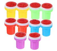 NAMOARLY 10pcs Engineering Vehicle Stamp Cartoon Design Construction Truck Stamps for Boys and Girls Art Projects Classroom Rewards and Scrapbooking