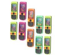 NAMOARLY 10pcs Handheld Water Ring Toss Games for Boys Men Women Portable Mini Phones with Bright Colors Smooth Edges Enhancing Hand-eye Coordination and Learning for Travel and Party