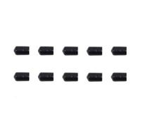 NAMOARLY 10pcs Mm Rubber Arrowhead for Archery Practice and Small Game, Safety Arrow Tips for Wooden and Fiberglass Arrows, Sturdy Rubber Material, Harder to Lose Design, Black Colour