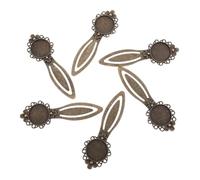 NAMOARLY 10Pcs Retro Copper Bookmarks Vintage Round Lace Page Holders for Readers Students Teachers Guided Reading Marks Book Accessories for Book Lovers