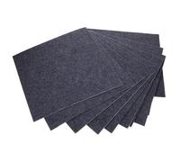 NAMOARLY 10pcs Thickened Carpet Tiles Floor Mats for Playing Non-Slip DIY Square Flooring Puzzle Tiles Deep Grey Stylish and Safe Home Decor