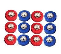 NAMOARLY 12-Piece Mini Tabletop Curling Game Set Funny Rolling Beads Free Sliding Pucks Indoor Family Fun for Boys and Girls and Parties