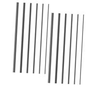 NAMOARLY 12pcs Carbon Fiber Fishing Rod Repair Inserts Lightweight Responsive Rod Tip Fix for Freshwater Saltwater Anglers Versatile Connection Fishing Pole Repair Tools