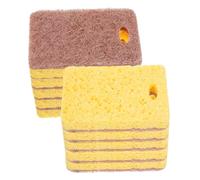 NAMOARLY 12pcs Eco Biodegradable Dish Sponges Kitchen Cleaning Supplies Multi-Function Scrub Sponge for Washing up Convenient Daily Use