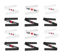NAMOARLY 12pcs Japanese Ninja Headbands Set with Samurai and Dragon Prints, Cotton Karate Hachimaki Sweatbands and Adults, Sports, Kitchen, Martial Arts, and Costume Accessories