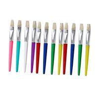 NAMOARLY 12pcs Paint Set Creative Painting Pens with Round and Flat Tips for Acrylic Watercolor Oil Craft Art Lightweight Drawing Tools for Students and Beginners