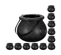 NAMOARLY 12pcs Small Halloween Candy Buckets Cauldron Jars Witch Candy Holders for Trick Treat Party Decorations and ’ Birthday