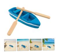 NAMOARLY 16 Set Mini Resin Ornaments Decor Mini Sailboat Models Model Boat Tiny Resin Sailboat Figurines Sky-blue