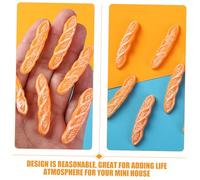 NAMOARLY 16pcs Resin Artificial Baguette Bread Model Realistic Fake Bread Photo Prop for Home Decoration Photography Display Restaurant Hotel Interior