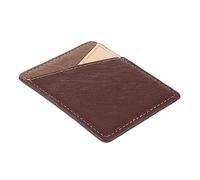 NAMOARLY 1pc Pu Leather Card Holder Phone Case Stick on Wallet for Backside Storage Bus Subway Card Holder Case