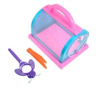 NAMOARLY 1set Insect Observation Box for Boys and Girls Breathable Mesh Cage with Tweezer Glass for Butterfly Catching Outdoor Exploration Lightweight Easy to Assemble