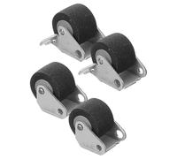 NAMOARLY 2 Pairs Black Cassette Tape Player Pinch Rollers with Iron and Rubber Material, Compact and Easy to Store Replacement Parts for Audio Recorder Maintenance