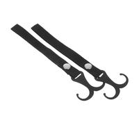 NAMOARLY 2 Pcs Baby Stroller Hooks No-Drill Design, Steel and Nylon Material, Front-Mounted Convenience for Hanging Purse and Organizing Accessories on Vehicles and Motorcycles