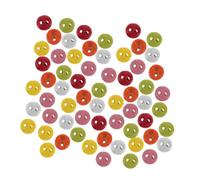 NAMOARLY 200pcs Tiny Round Alloy Sew on Buttons 3mm Two Hole Mini Flat Buttons for Doll Clothes and Bear Making, for Quilting and Handmade Creations, Easy to Sew with Precision