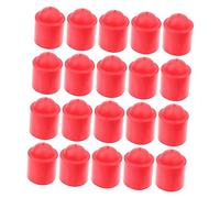 NAMOARLY 20pcs Pool Cue End Protecting Covers Durable Rubber Snooker Tips Protector for Billiard Cues Reliable Replaceable Covers for Billiards Tips Secure Fit and Comfortable Touching