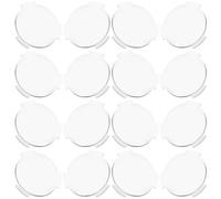 NAMOARLY 20pcs Vr Glasses Lens Replacement Lens for Virtual Reality with Winged Biconvex Design Display PC Plastic for Group Activities and DIY