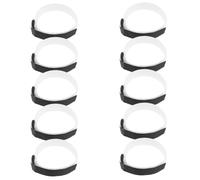 NAMOARLY 20pcs White Goal Net Attachment Straps for Soccer Goal Post and Net Nylon and Polyester Material Wide Compatibility for Solo Practice and Matches Secure Football Fastening Bands