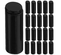 NAMOARLY 24pcs Black Zinc Alloy Metal Cord End Caps for Drawstrings | Barrel Shaped, Prevents Fraying and Slippage, Easy DIY Installation, for Sneakers and Clothes