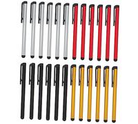 NAMOARLY 24pcs Tablet Stylus Pen Set Precision Capacitive Stylus for Smartphones and Tablets Compatibility Touchscreen Devices Soft and Design Multiple Colors