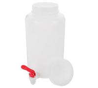 NAMOARLY 2500 Ml Plastic Lab Spigot Bottle Reagent Storage Bottle Lightweight Easy Observation Laboratory Use Dispenser Jug for Professionals