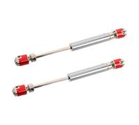 NAMOARLY 2pcs Adjustable Telescopic Rc Car Drive Shaft Metal Axial Crawler Upgrade for Rc Crawler Models High-strength Shaft Enhancing Terrain Handling and Precision