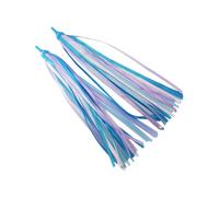 NAMOARLY 2pcs Bike Handlebar Tassels Colorful Streamers Ribbons for Boys Scooter Decoration Blue Pink Set