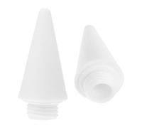 NAMOARLY 2pcs Fiber Tips Stylus Replacement Capacitive Pen Replacement Tips Abs Material Replaceable Capacitive Stylus Pen Alternative for Touch Screen Note Taking 0.63x0.28x0.28inch White
