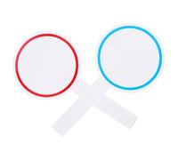 NAMOARLY 2pcs Foams Score Board Small Dry Erase Board Single Side Writing and Wiping Portable Handheld Voting Paddle for Office and Sports Use