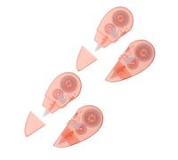 NAMOARLY 2pcs Heart-shaped Correction Tape Creative Students Correction Tape Plastic Material Cover Area Fix Mistakes Delicate Workmanship for School and Office Assorted style