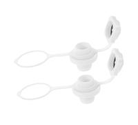NAMOARLY 2pcs Kayak Valves Lid PP Material Inflatable Boat Air Valve Covers Portable Spiral Air Plugs Wear-resistant Replacement Accessories Easy Installation