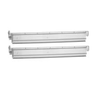 NAMOARLY 2pcs Mahjong Pusher and Rack Set 18-Inch Sturdy Plastic Mahjong Ruler for American Games for Family and Friends Gatherings