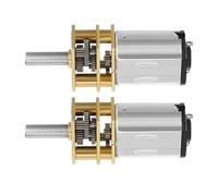 NAMOARLY 2pcs Micro N20 DC Gear Reduction Motors 8mm D Shaft 3-6V High Torque Speed Reducer for RC Car Robotics DIY Model