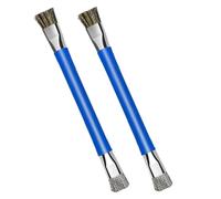 NAMOARLY 2pcs Motherboard Cleaning Brush Static Brush for Double Head Detail Cleaning Tool Esd Safe for Electronics