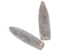 NAMOARLY 2pcs Natural Belemnite Mineral Specimen for Geology Studies and Classroom Use, Easy to Display and Transport, for Students and Educational Collection
